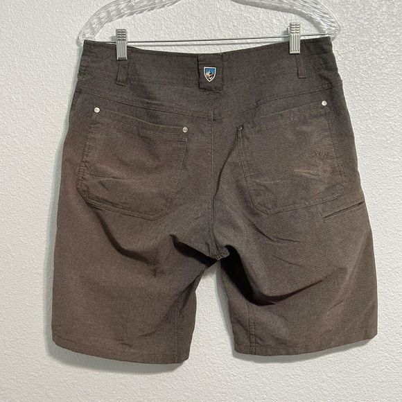 Kuhl Shorts Mens 32 Vortex Grey Brown 5147 Casual Hiking Work Breathable - Picture 2 of 11